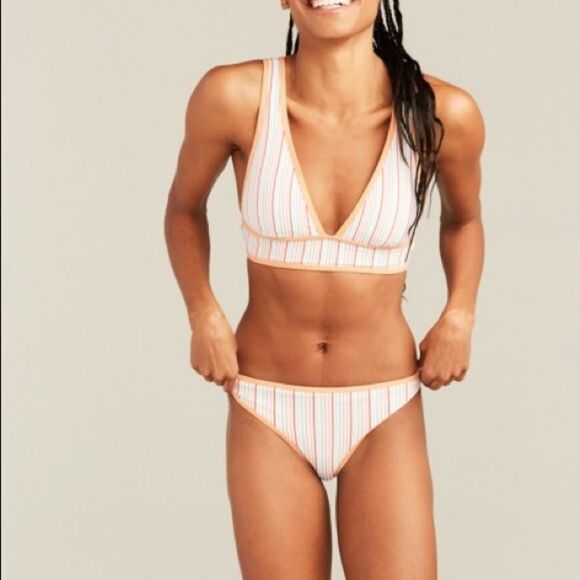 Roller Rabbit stripped 2 piece swimsuit. - Picture 2 of 3